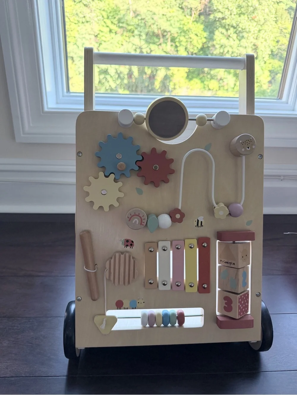 ** LIKE NEW ** Wooden Activity Walker